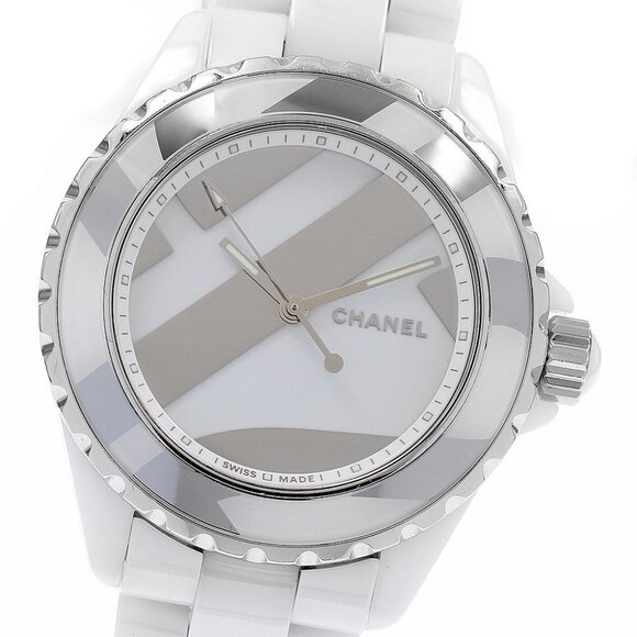 CHANEL J12 untitled H5582 1.5"" White Ceramic Automatic Men's Watch_894286 - Picture 1 of 7